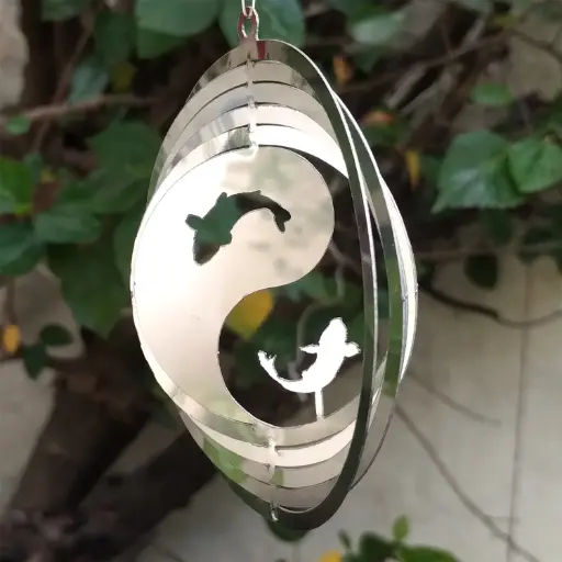 [WINA10-025] WindSpinner 10cm - Ying Yang Peces Koi