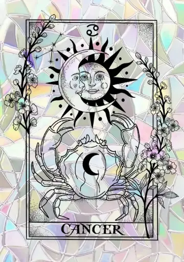 Sticker Suncatcher (Atrapasol) - 034. Signo Cáncer