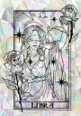 Sticker Suncatcher (Atrapasol) - 037. Signo Libra