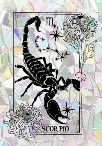 Sticker Suncatcher (Atrapasol) - 038. Signo Escorpio