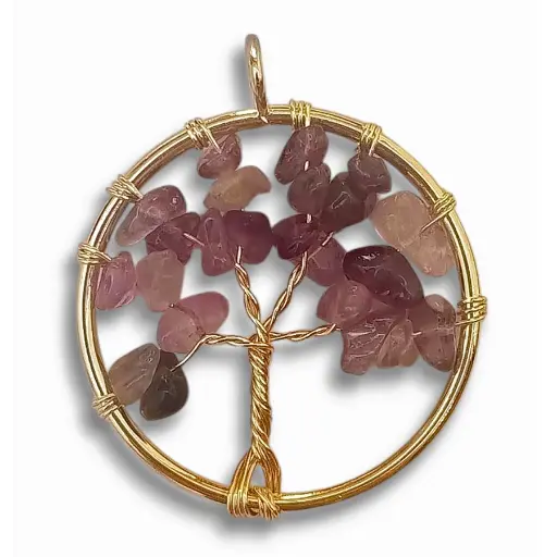 Dije 3cm - Arbol de la vida de Amatista
