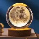 Lampara Esfera de Vidrio - Luna (8cm)
