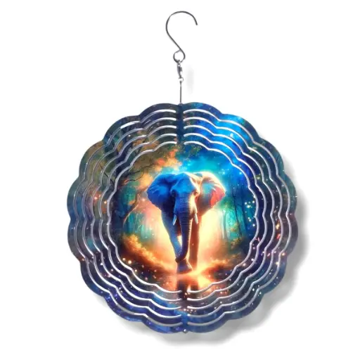 [WINS20-004] Windspinner 20cm NUEVOS - Elefante (Pintado ambos lados)