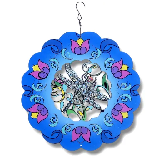 [WINUV30-006] Windspinner Pintado 30cm - Libélula (Liquidación)