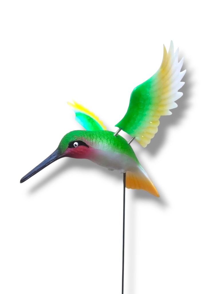 Tutor de Plástico - Colibrí colores naturales