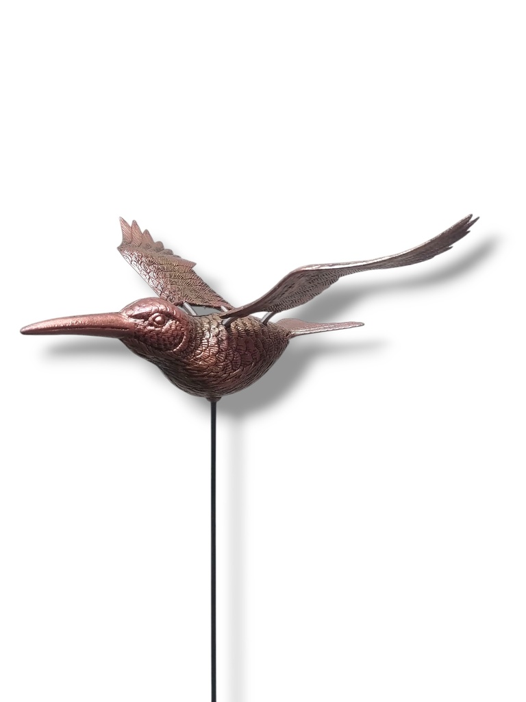Tutor de Plástico - Pájaro (color bronce) (17x65cm)