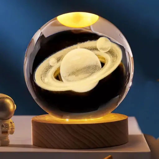 [IMP-151] Lampara Esfera de Vidrio - Saturno (8cm)