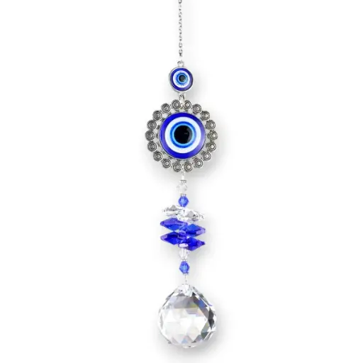 [IMP-046] Colgante Atrapasol - Ojo turco (36x4cm)