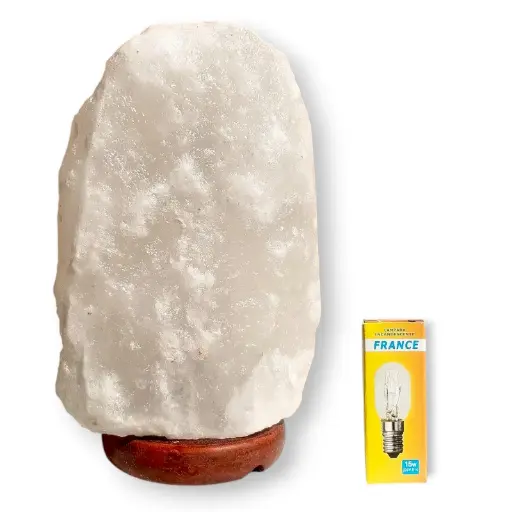 Lámpara de Sal Roca Grande (De 2 a 3kg) - Gris
