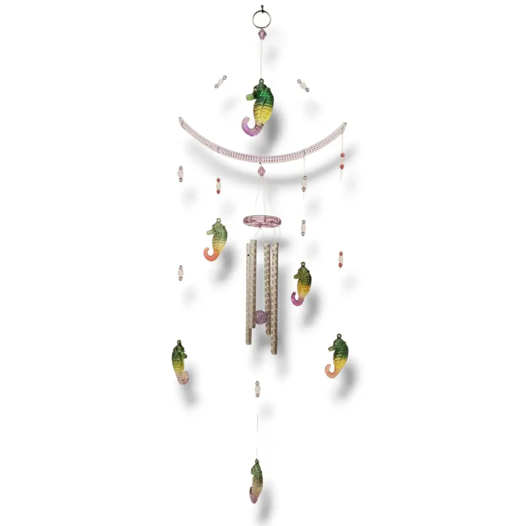 [ONC-044] Llamador de Angeles - Caballitos de Mar (Grande 43x23cm)