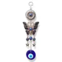 Colgante - Mariposa Grande con Ojo turco (22x7cm)