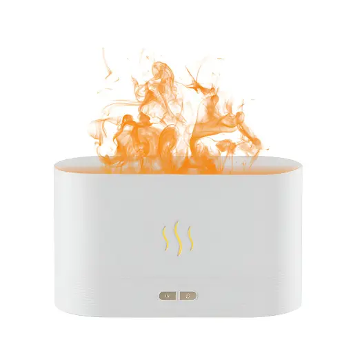 [HUM-011] Humidificador USB Fogata BLANCO (Sin filtro - apto aceites)