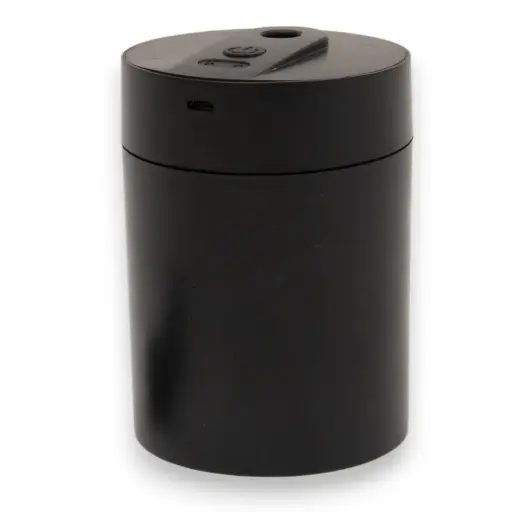 PROMOX10 - Humidificador USB cilíndrico Color NEGRO (Ideal para autos)