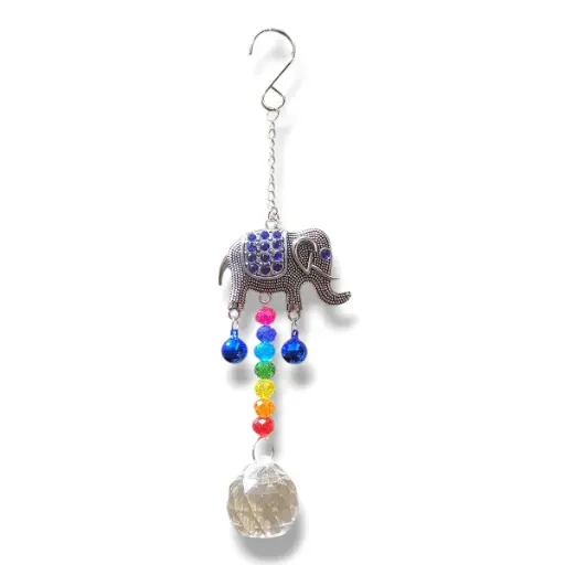 [ONC-005] Atrapasol - Elefante Chakras (22x6cm)