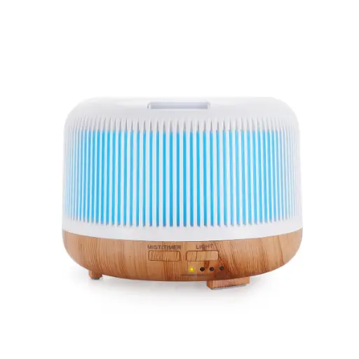 [HUM-014] Humidificador USB Redondo Grande 7 Colores (Sin filtro - apto aceites)