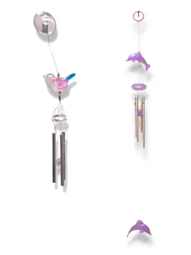 LIQUIDACIÓN - Llamador de Angeles - Paloma/Delfin  CHICO (23x5cm)