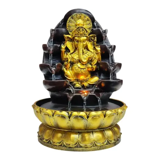 Fuente de Agua Ganesha 30cm - Modelo 1 (con motor)