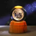 Lamp. Esfera de Vidrio GIRATORIA - Luna Llena (6cm)