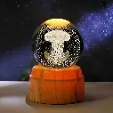 Lampara Esfera de Vidrio GIRATORIA - Medusa (6cm)