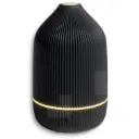 Humidificador USB Lineas Negro 15x8cm 100ml (Sin filtro - apto aceites)