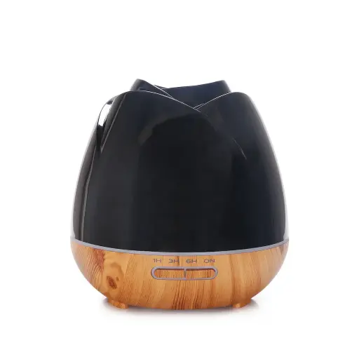 [HUM-021] Humidificador USB Rosa Negra 16x16cm 400ml (Sin filtro - Apto Aceite)