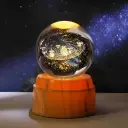 Lamp. Esfera de Vidrio GIRATORIA - Sistema Solar (6cm)