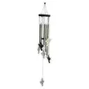 Llamador de Angeles con Colibrí Plateado 
