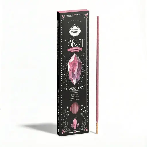 Sahumerio Tarot Gemas Protectoras S.M. - Cuarzo Rosa
